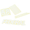 Federal Command ICS Frame Sticker Set - White
