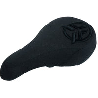Federal Slim Steath Logo Seat - Black With Raised Black Embroidery