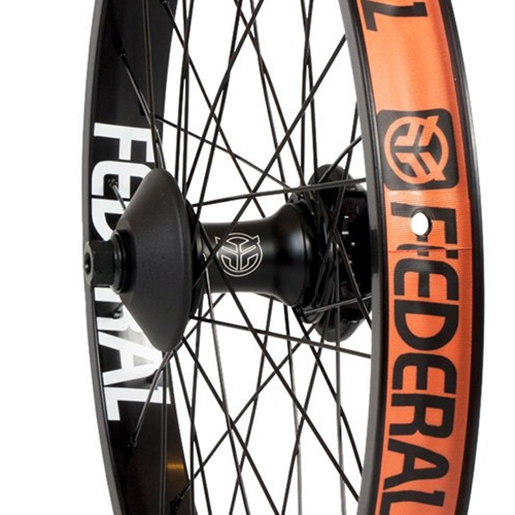 Federal LHD Stance 14mm Female Bolt Cassette Hub With Guards - Matt Black 9 Tooth