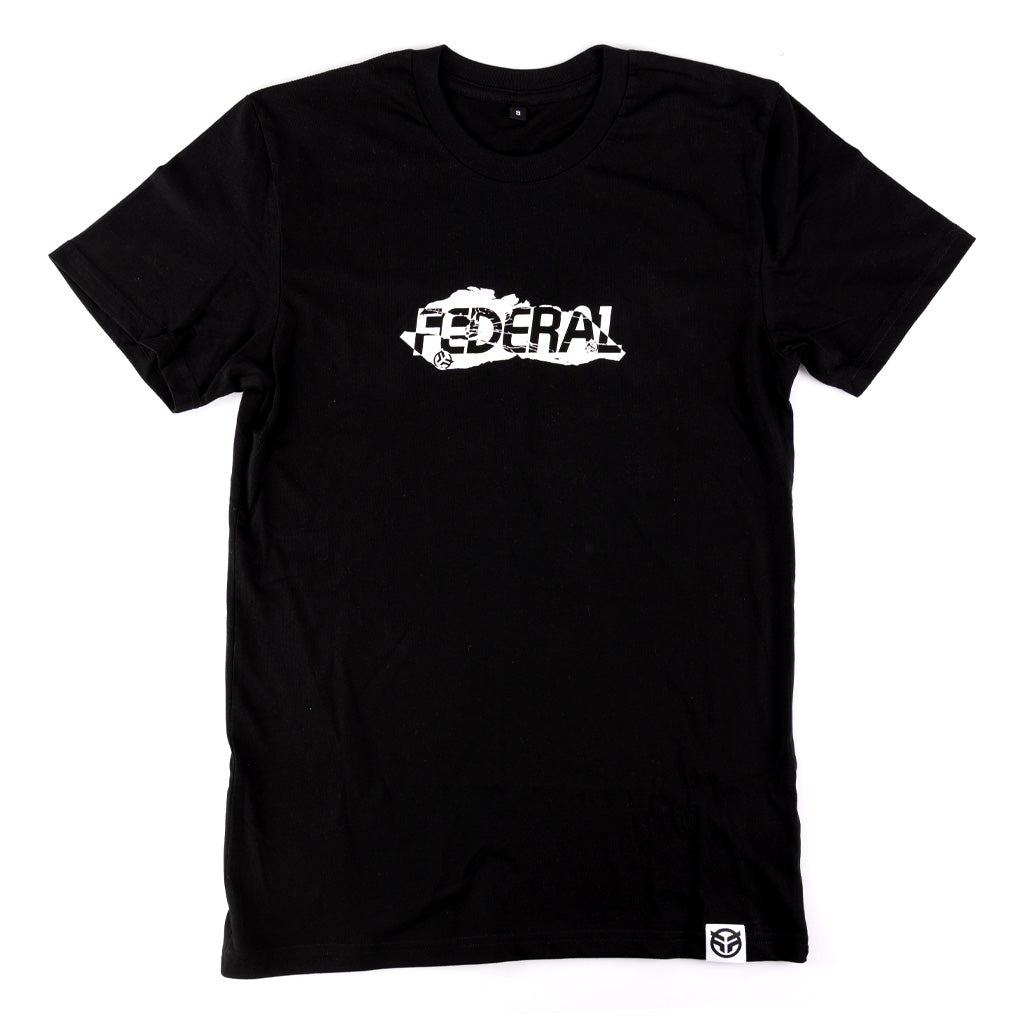 Federal Marble T-Shirt - Black front of shirt