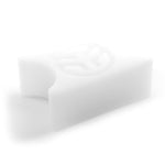 Federal Wax Block With Box - White