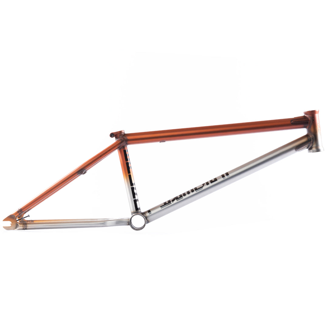 Federal Bruno ICS2 Frame - Matt Trans Burnt Orange To Raw Fade | BMX