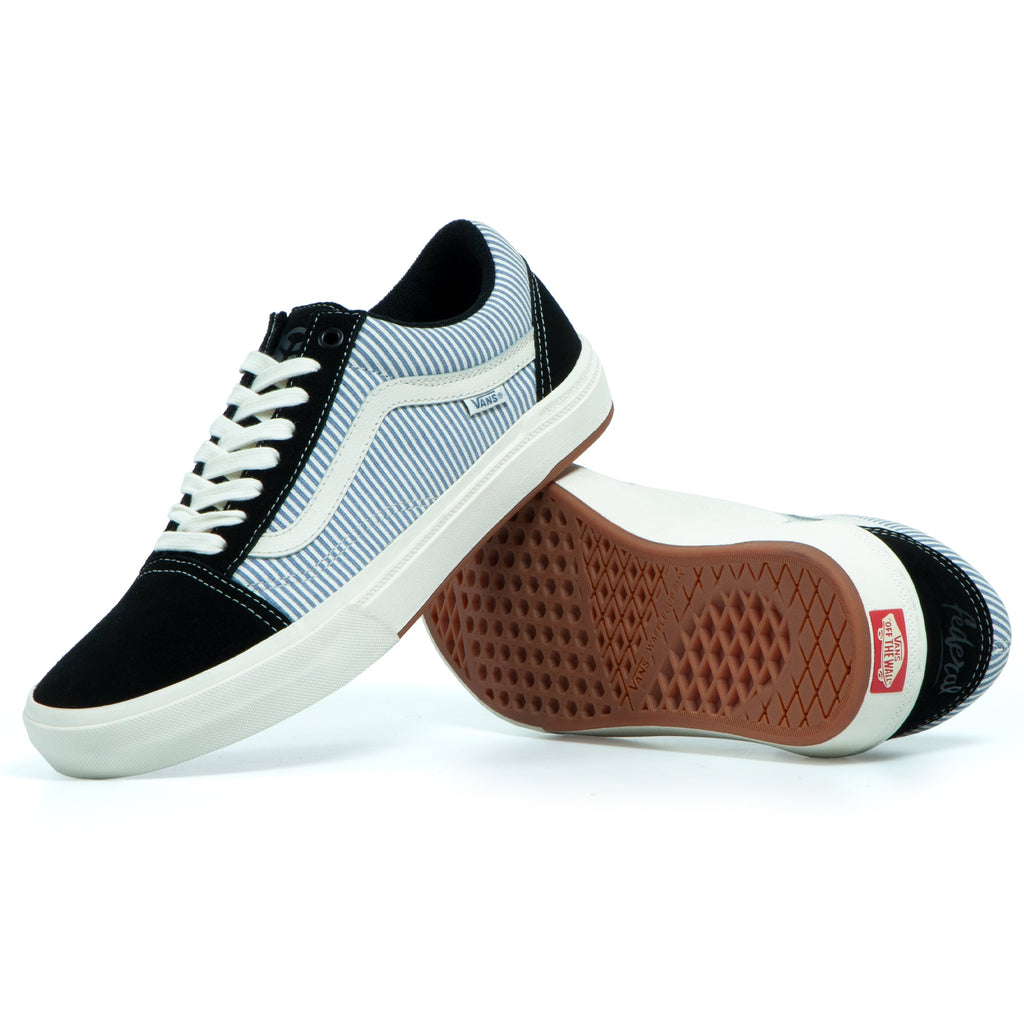 Vans X Federal Old Skool Pro Black Pinstripe