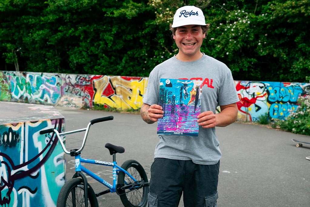 ISAAC DOWNEY on the cover of Silent Issue 10