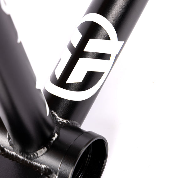 Federal Boyd Hilder V2 BMX Frame - Black down tube logo sticker 