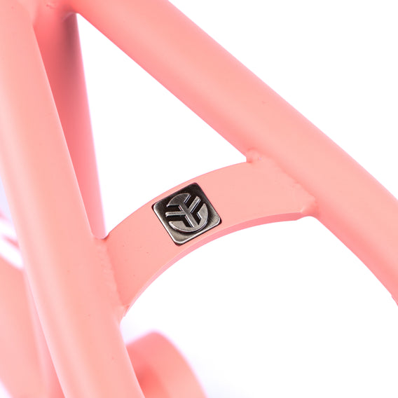 Federal Dan Lacey BMX Frame - Matt Sunset Peach IC invest cast seat stay bright with Federal logo badge