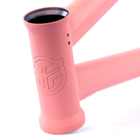 Federal Dan Lacey BMX Frame - Matt Sunset Peach engraved headtube