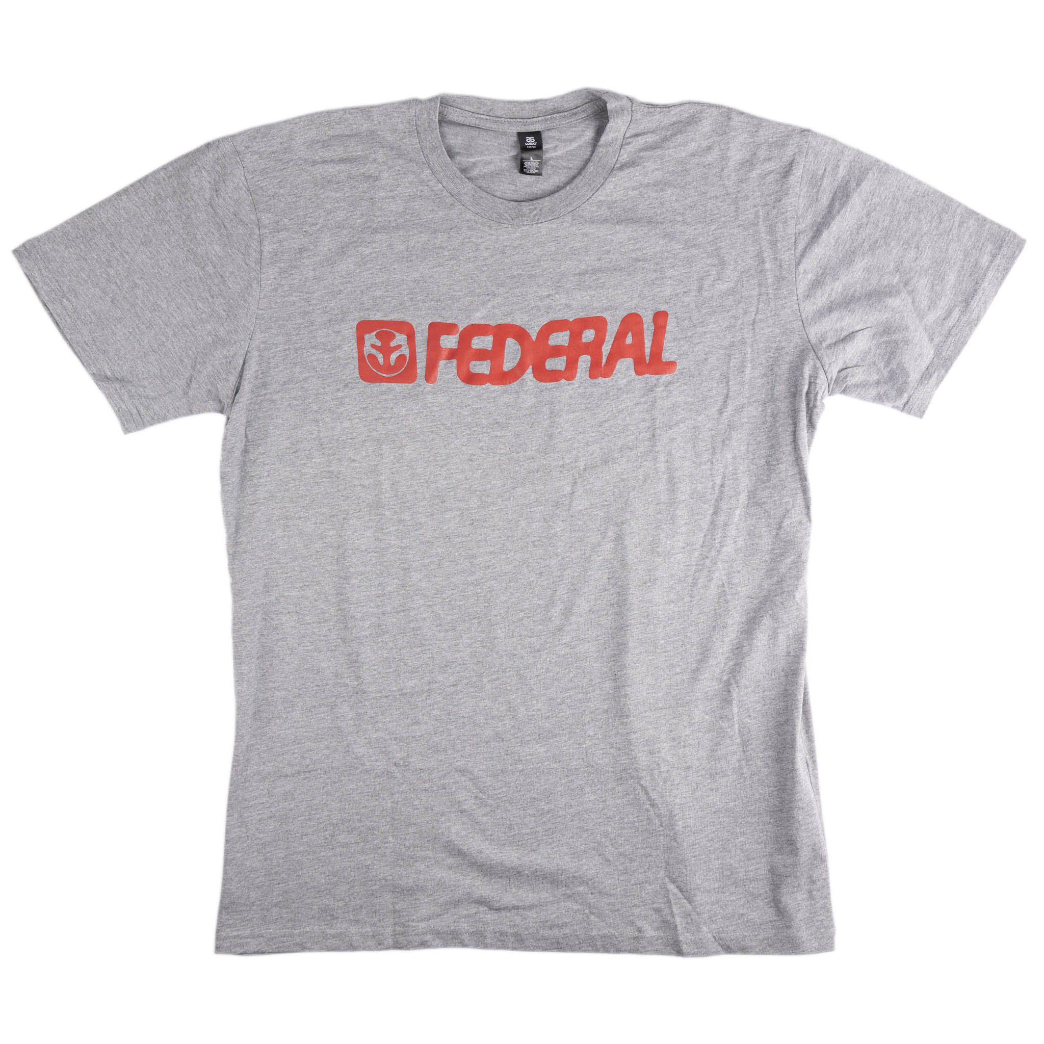 Federal Blown Out T-shirt - Grey Front | Federal BMX