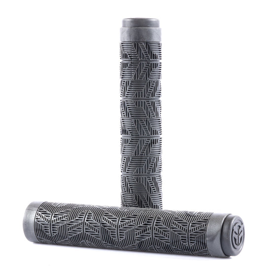 Federal Command Flangeless Grips - Black / Dark Grey Marble | BMX