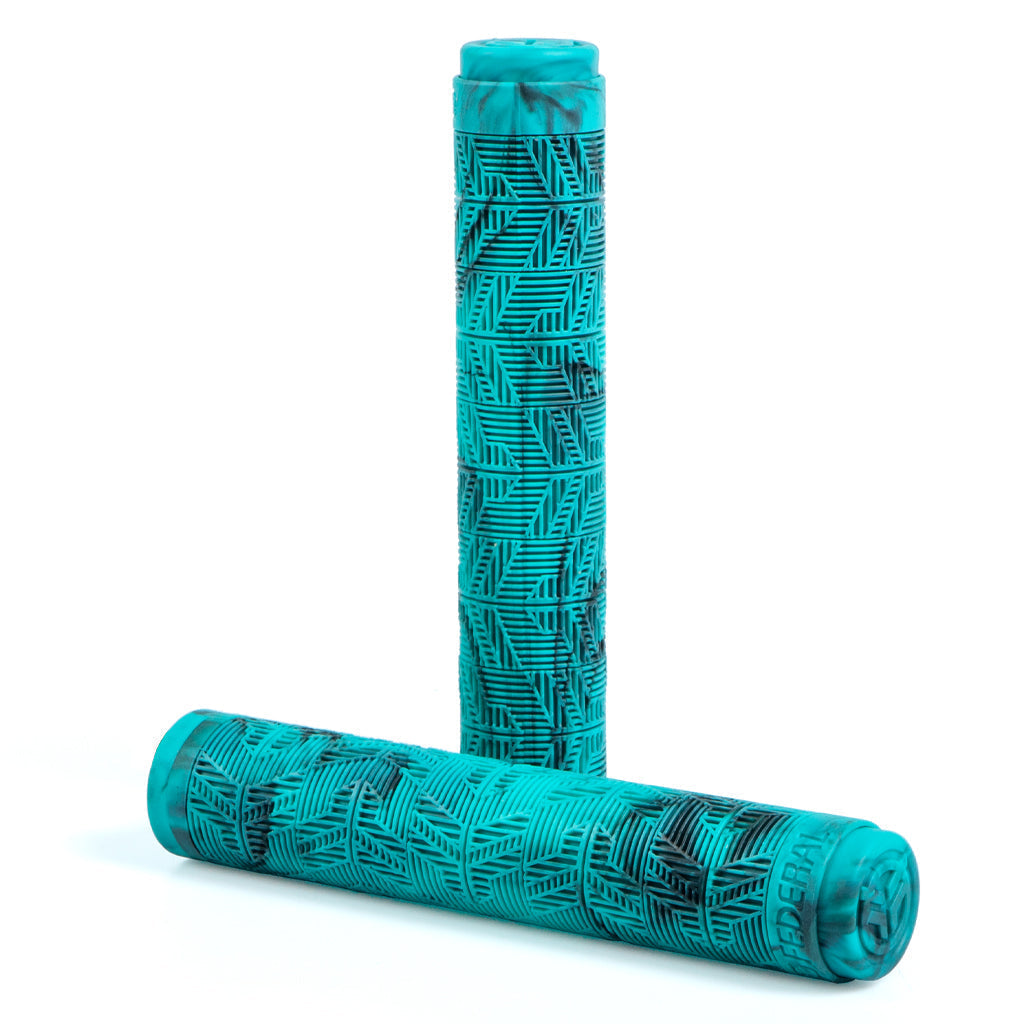 Federal Command Flangeless Grips - Black / Teal Marble