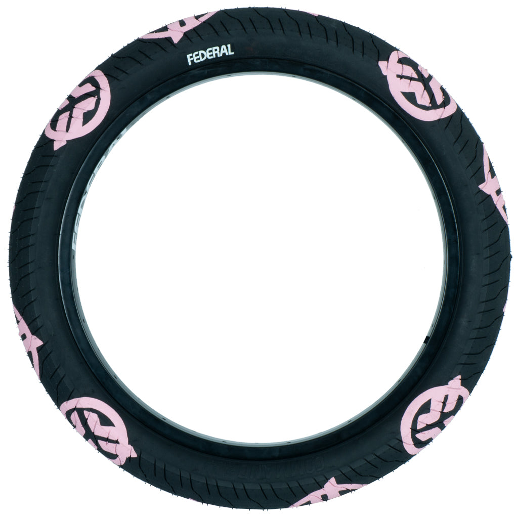 Federal Command LP Tyre 20" - Black With Pink Logos 2.40"