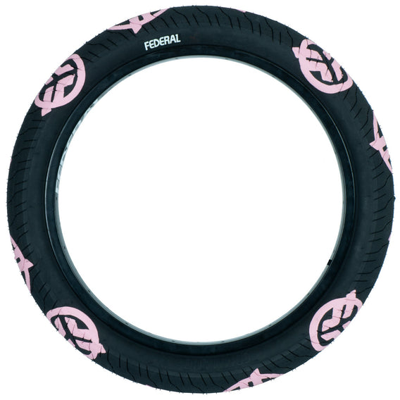 Federal Command LP Tyre 20" - Black With Pink Logos 2.40"