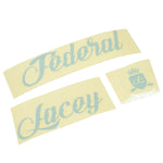 Federal Lacey Frame Sticker Set - Grey