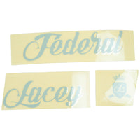 Federal Lacey Frame Sitcker Set - Grey