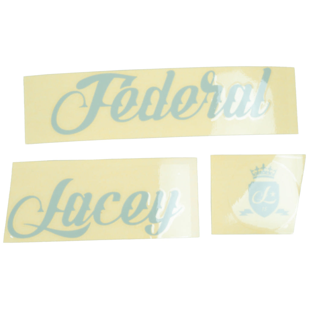 Federal Lacey Frame Sitcker Set - Grey