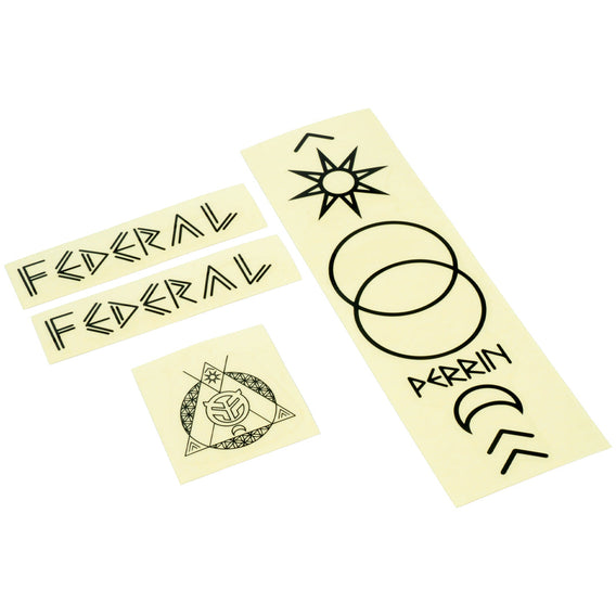 Juego de pegatinas para marcos ICS2 de Federal Perrin, color negro