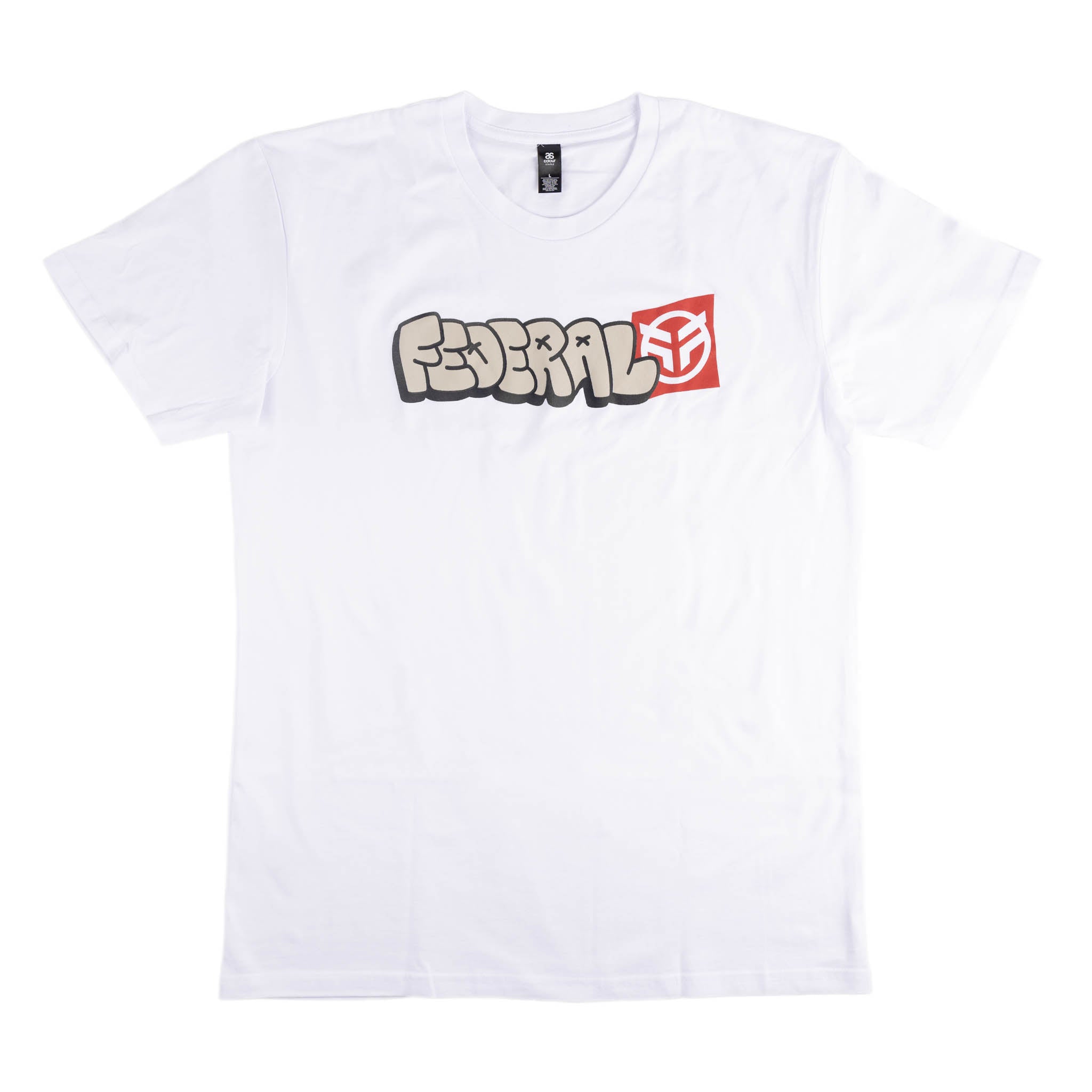 Federal Tagged T-Shirt - White front | Federal BMX