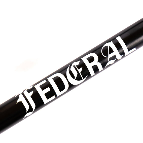 Federal Joe Jarvis V2 BMX Frame - Black right hand side down tube graphic