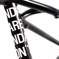 Federal Joe Jarvis V2 BMX Frame - Black seat tube graphic