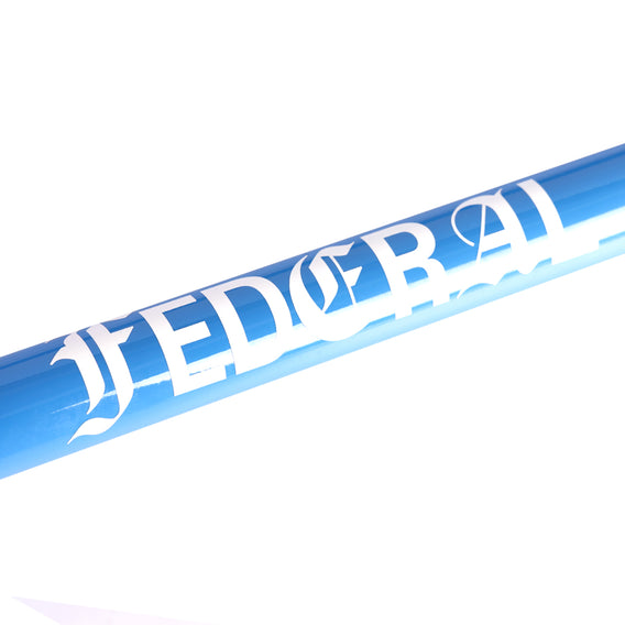 Federal Joe Jarvis V2 BMX Frame - Blue Funk down tube graphic