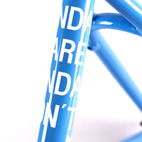 Federal Joe Jarvis V2 BMX Frame - Blue Funk seat stay graphic