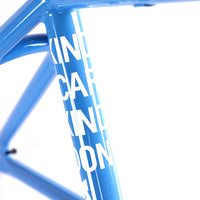 Federal Joe Jarvis V2 BMX Frame - Blue Funk seat stay graphic