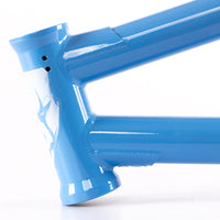 Federal Joe Jarvis V2 BMX Frame - Blue Funk top and down tube gusset
