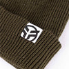 Federal Boxed Logo Beanie - Olive Green tag