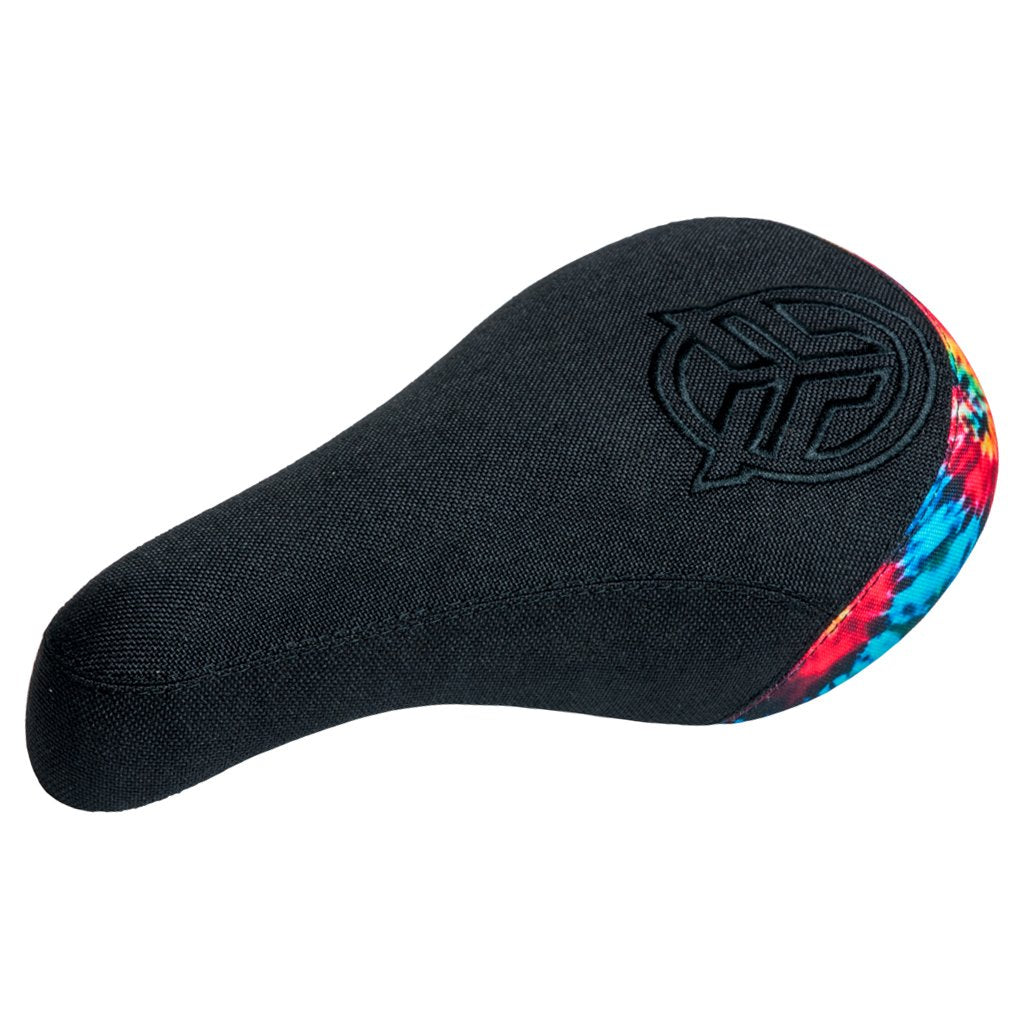 Federal Mid Stealth Logo Seat - Black With Tie Dye Back Panel And Thicker Black Embroidery