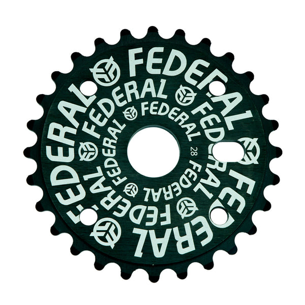 Federal Logo Solid Sprocket - Black