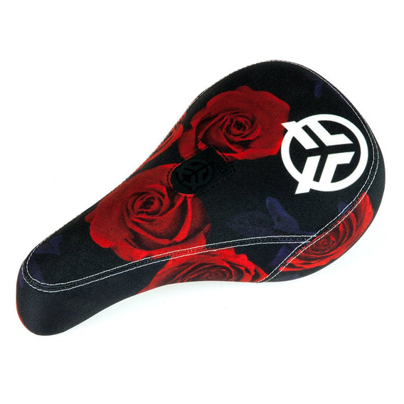 Federal Mid Pivotal Roses Seat - Black / Red With White Logo Federal Mid Pivotal Roses Seat - Black / Red With White Logo
