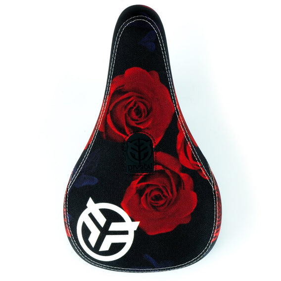 Asiento Federal Mid Pivotal Roses - Negro/Rojo con logotipo blanco