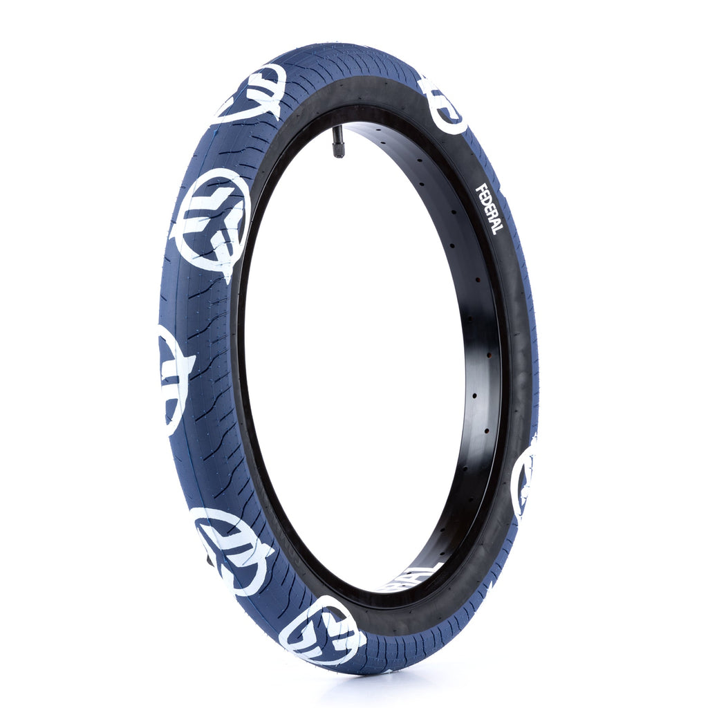 Federal Command LP Tyre 20" - Blue With White Logos and Black Sidewall 2.40"