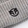 Federal Fishermans Beanie - Grey embroidered logo stitch detail