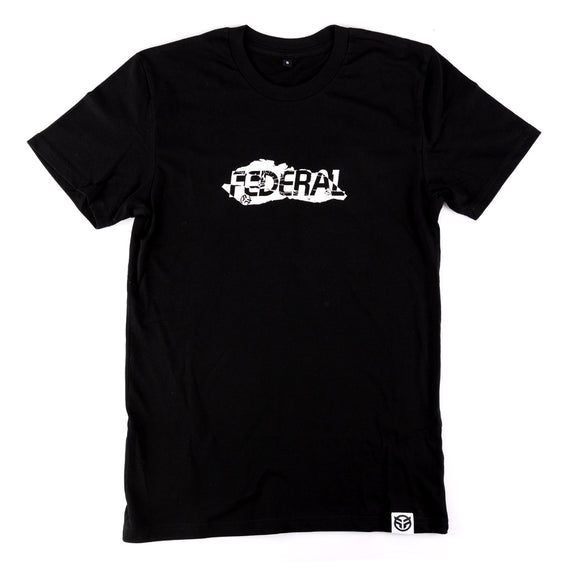 Federal Marble T-Shirt - Black front of shirt
