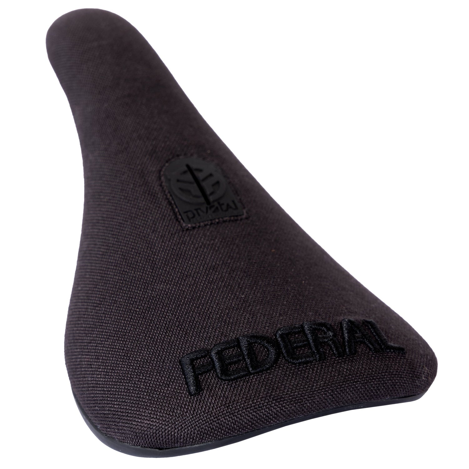 Federal Slim Pivotal Embroidered Word Seat - Black