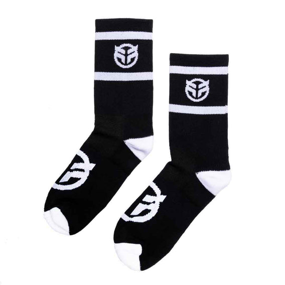 » Federal Youth Logo Socks - Black UK 4-7 (100% off)