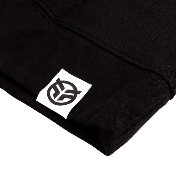Federal Tagged Outline Hoodie Black hem