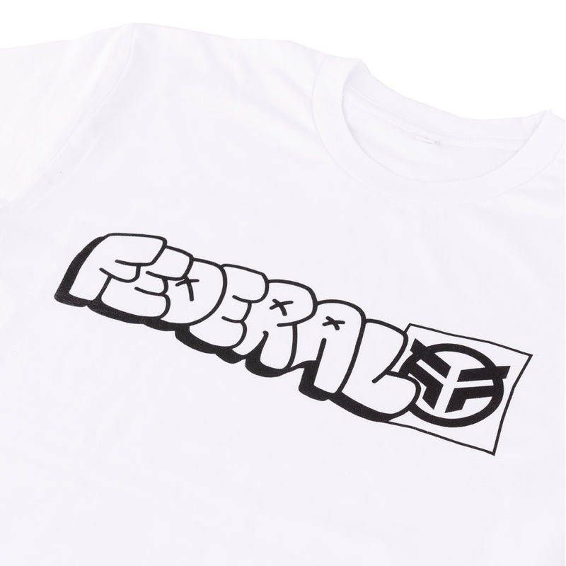 Federal Tagged Outline T-Shirt - White