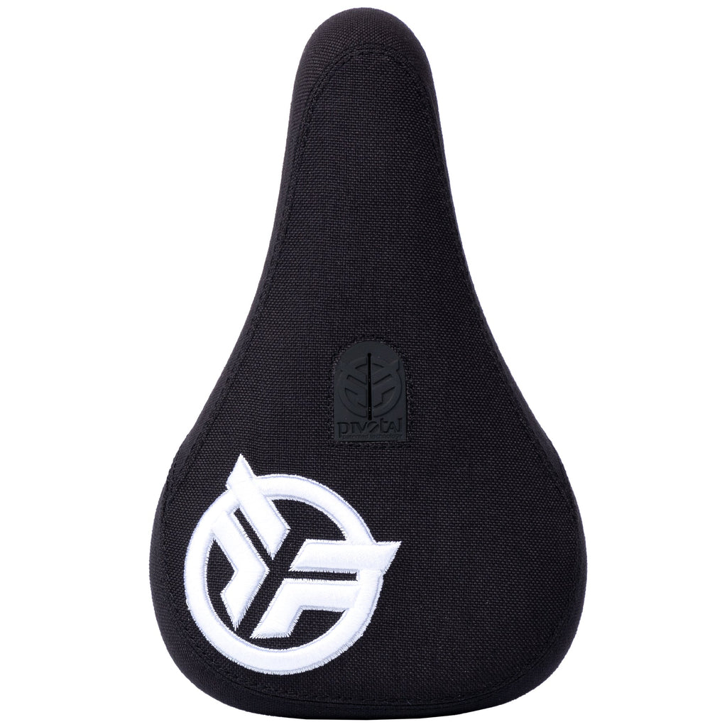Federal Mid Pivotal Logo Seat - Black With Raised White Embroidery